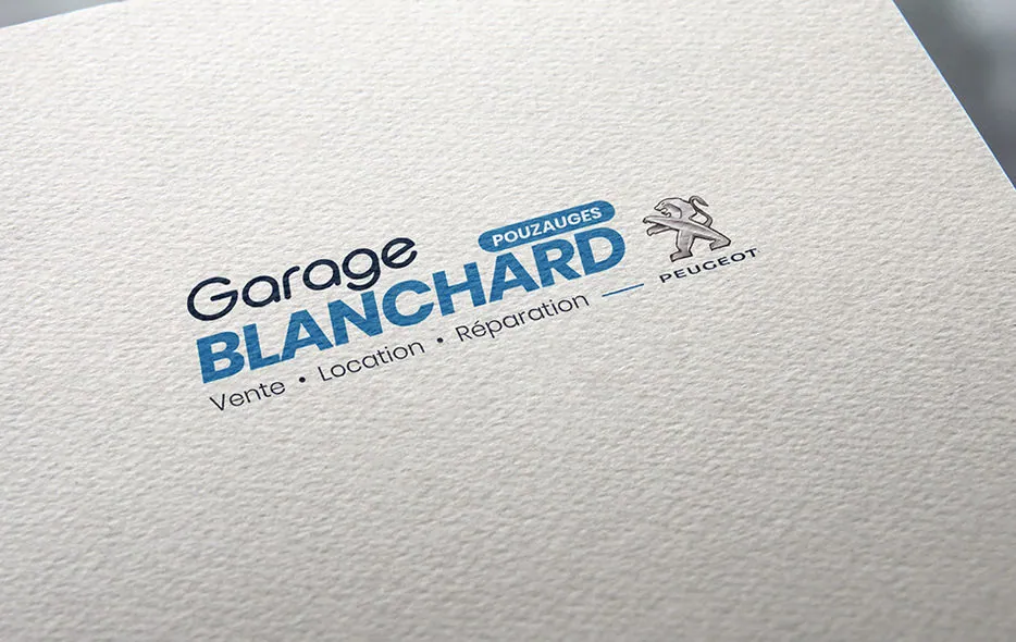 Logo du Garage Blanchard à Pouzauges, vente, location et réparation