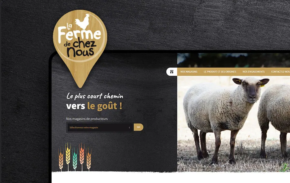 Site de La Ferme de Chez Nous « Le plus court chemin vers le goût ! »
