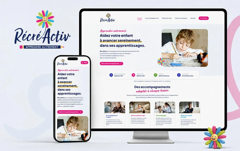 RécréActiv : site d'accompagnement scolaire aux Herbiers